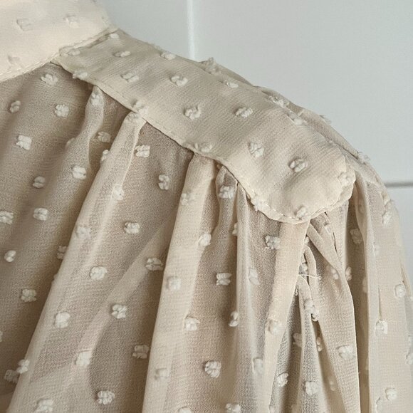 Elegant Showpo Mini Dress, Cream, Size 2 - Picture 7 of 12